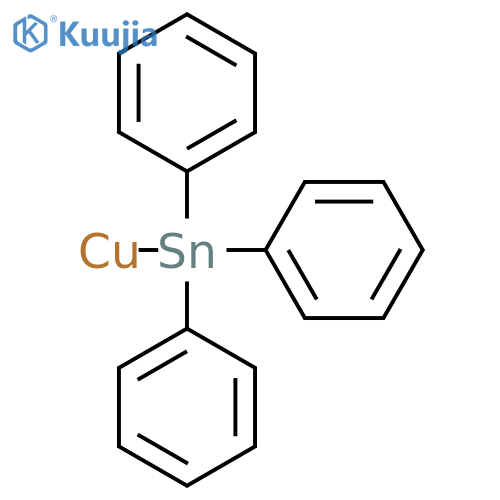 Copper, (triphenylstannyl)- structure