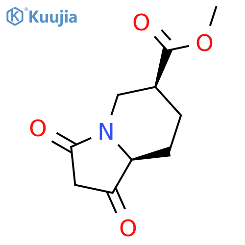 6-INDOLIZINECARBOXYLIC ACID, OCTAHYDRO-1,3-DIOXO-, METHYL ESTER, TRANS- structure