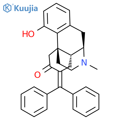 Morphinan-6-one, 7-(diphenylmethylene)-4-hydroxy-17-methyl- structure