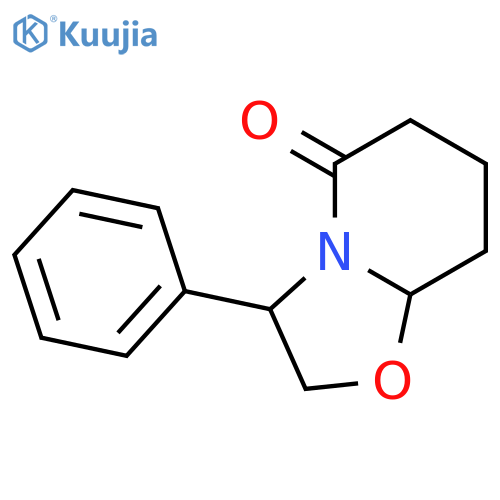 5H-Oxazolo[3,2-a]pyridin-5-one, hexahydro-3-phenyl-, (3R)- structure