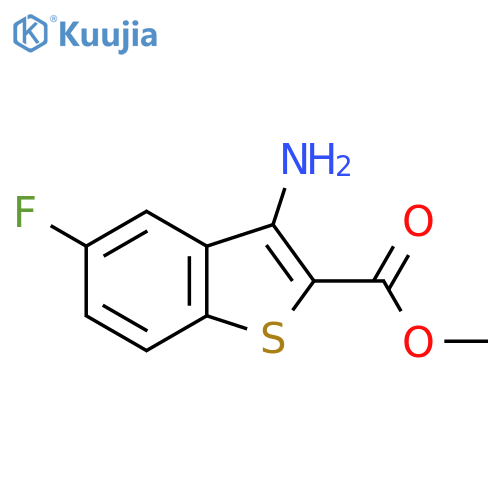 Methyl 3-amino-5-fluorobenzo[b]thiophene-2-carboxylate structure