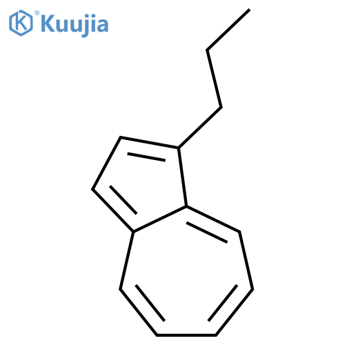 Azulene, 1-propyl- structure