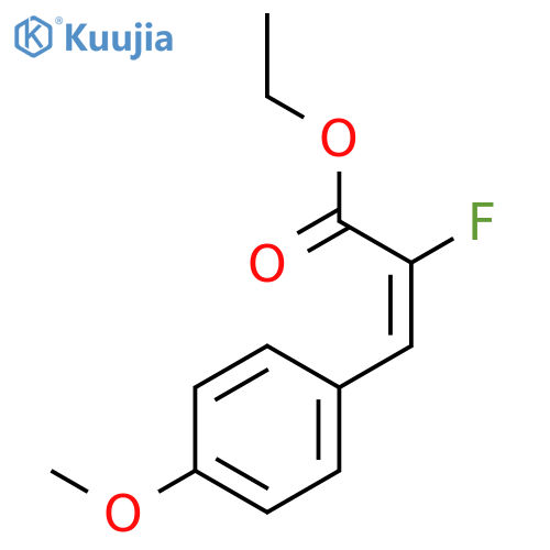2-Propenoic acid, 2-fluoro-3-(4-methoxyphenyl)-, ethyl ester structure