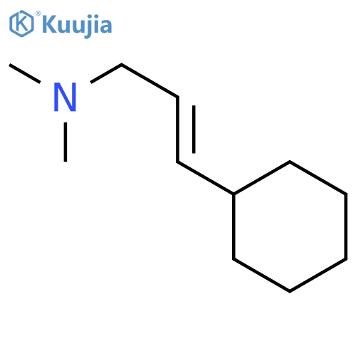 2-Propen-1-amine, 3-cyclohexyl-N,N-dimethyl-, (E)- structure