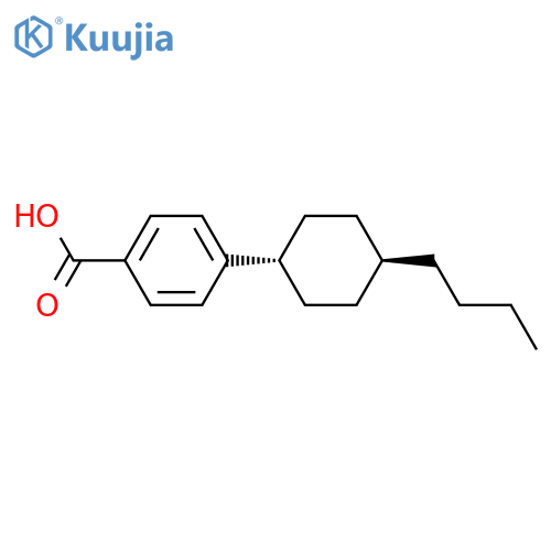4-(trans-4-Butylcyclohexyl)benzoic acid structure