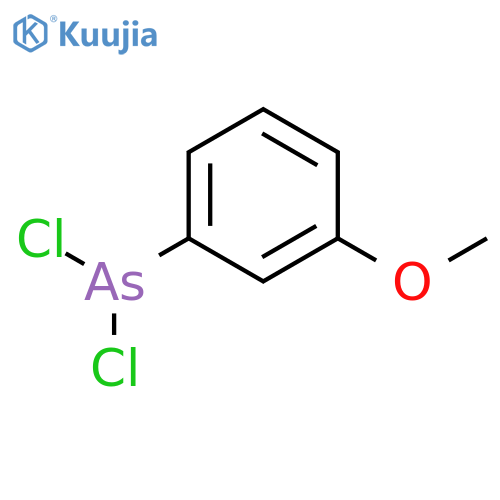 Arsonous dichloride, (3-methoxyphenyl)- structure
