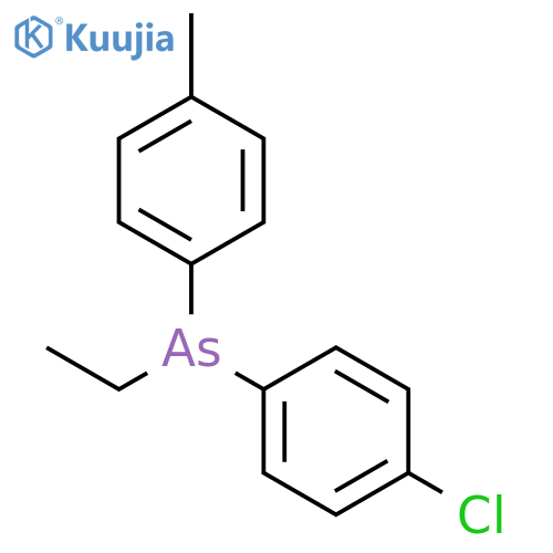 Arsine, (4-chlorophenyl)ethyl(4-methylphenyl)- structure