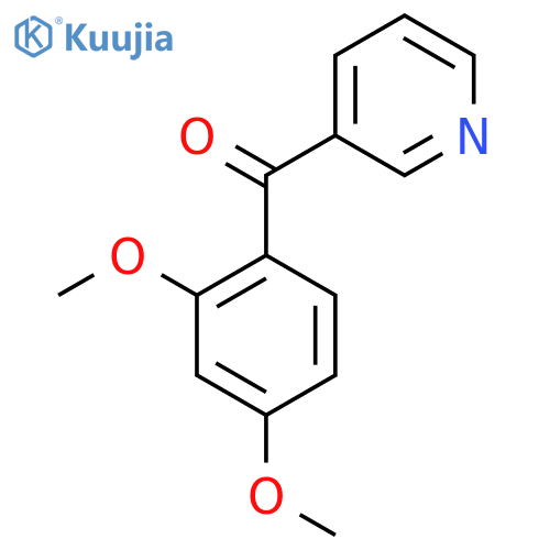 3-(2,4-Dimethoxybenzoyl)pyridine structure