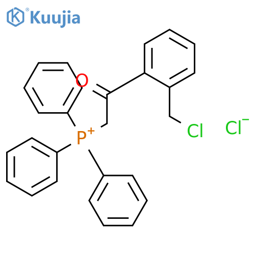 PHOSPHONIUM, [2-[2-(CHLOROMETHYL)PHENYL]-2-OXOETHYL]TRIPHENYL-, CHLORIDE structure