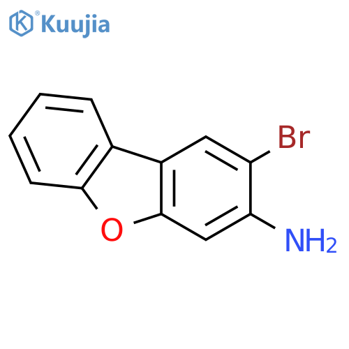 2-Bromodibenzofuran-3-amine structure