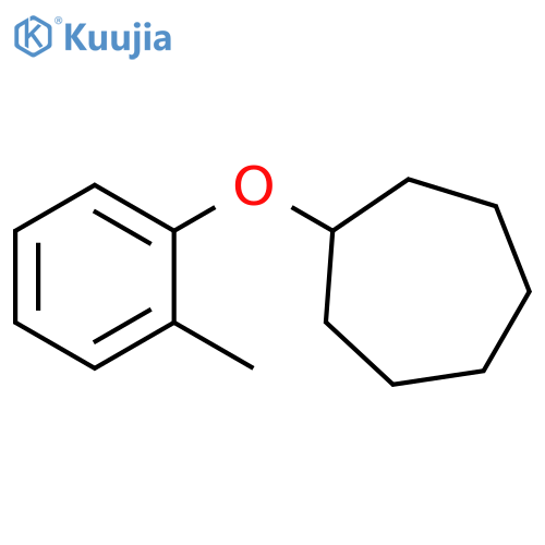 Cycloheptane, (2-methylphenoxy)- structure