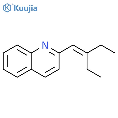 Quinoline, 2-(2-ethyl-1-butenyl)- structure