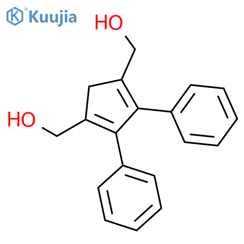 3,5-Cyclopentadiene-1,3-dimethanol, 4,5-diphenyl- structure