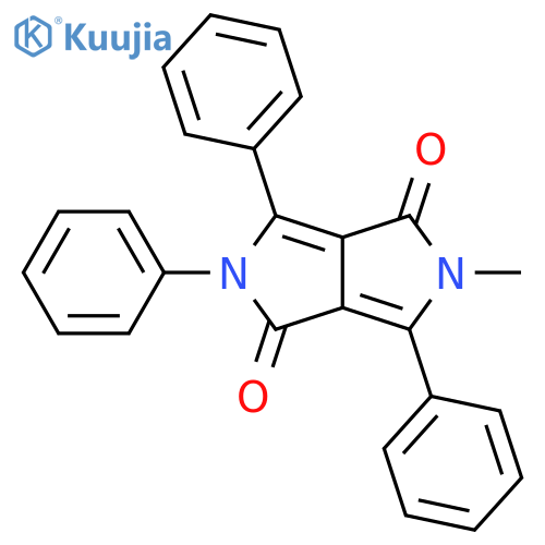 Pyrrolo[3,4-c]pyrrole-1,4-dione, 2,5-dihydro-2-methyl-3,5,6-triphenyl- structure