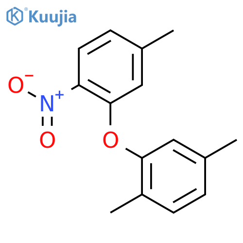 Benzene, 1,4-dimethyl-2-(5-methyl-2-nitrophenoxy)- structure