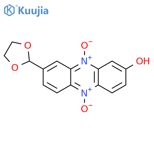 2-Phenazinol, 8-(1,3-dioxolan-2-yl)-, 5,10-dioxide structure