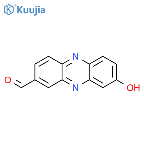 2-Phenazinecarboxaldehyde, 8-hydroxy- structure