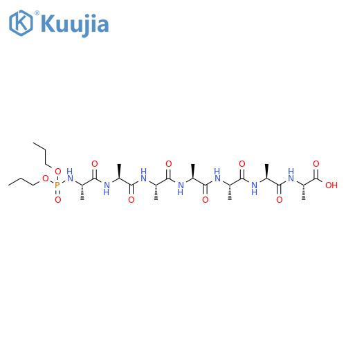 L-Alanine,N-(dipropoxyphosphinyl)-L-alanyl-L-alanyl-L-alanyl-L-alanyl-L-alanyl-L-alanyl- structure