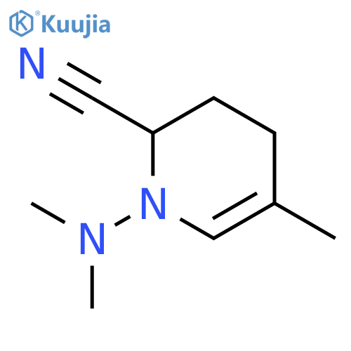 2-PYRIDINECARBONITRILE, 1-(DIMETHYLAMINO)-1,2,3,4-TETRAHYDRO-5-METHYL- structure