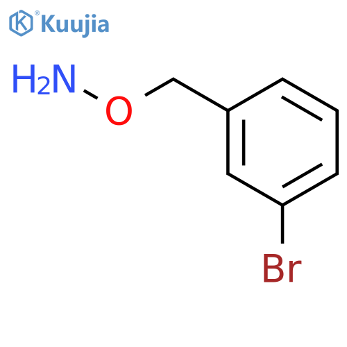O-(3-bromophenyl)methylhydroxylamine structure