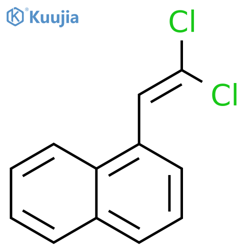 Naphthalene, 1-(2,2-dichloroethenyl)- structure