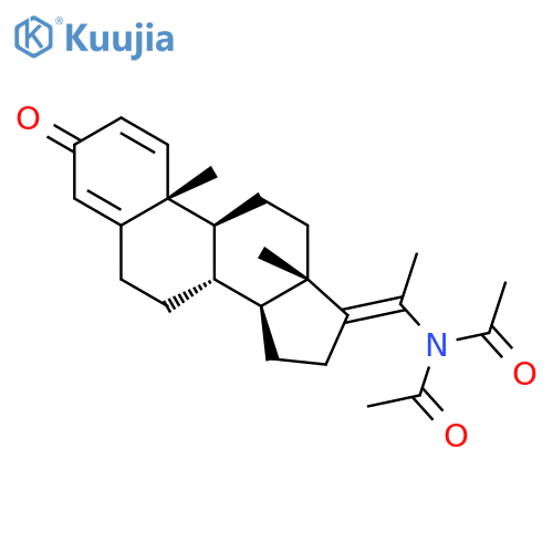 ACETAMIDE, N-ACETYL-N-[(17E)-3-OXOPREGNA-1,4,17(20)-TRIEN-20-YL]- structure