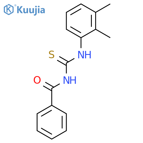 1-benzoyl-3-(2,3-dimethylphenyl)thiourea structure
