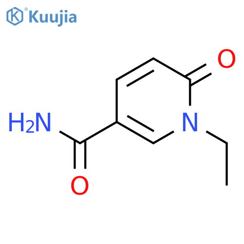 1-ethyl-6-oxo-1,6-dihydropyridine-3-carboxamide structure