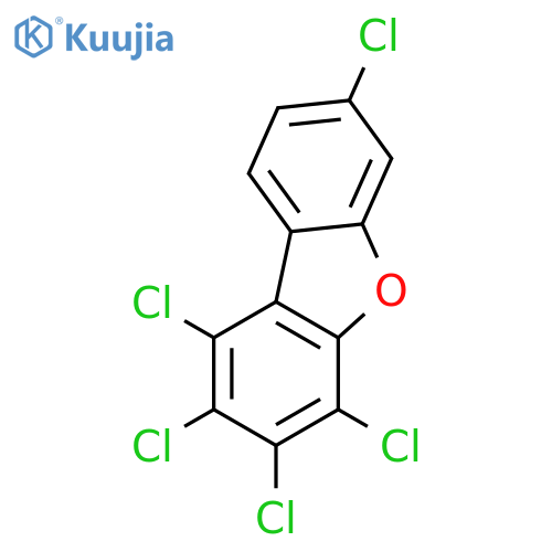 1,2,3,4,7-PENTACHLORODIBENZOFURAN structure