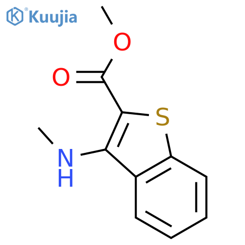 Methyl 3-(methylamino)benzo[b]thiophene-2-carboxylate structure