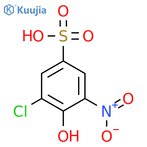 Benzenesulfonic acid,3-chloro-4-hydroxy-5-nitro- structure