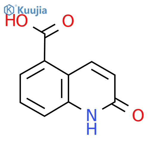 2-hydroxyquinoline-5-carboxylic acid structure