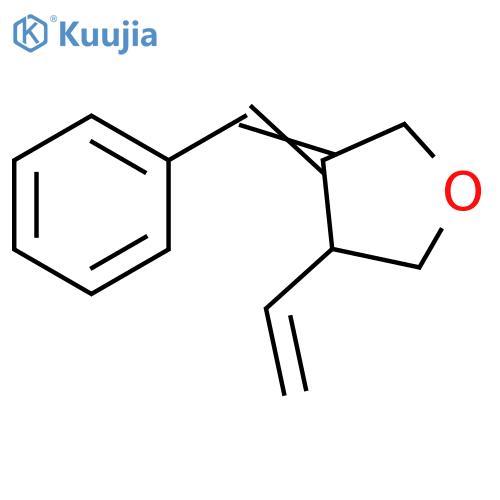 Furan, 3-ethenyltetrahydro-4-(phenylmethylene)- structure