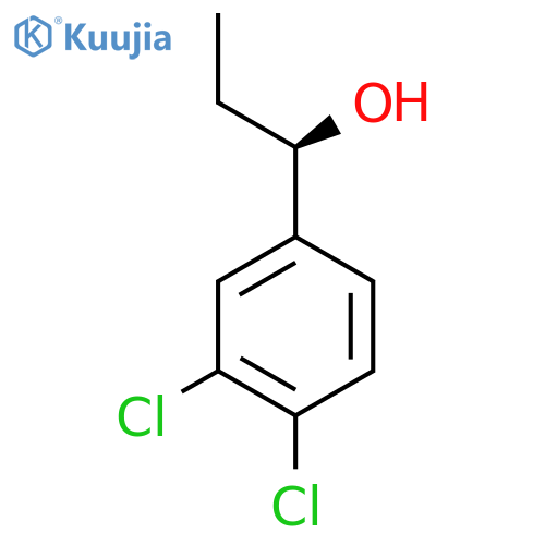 (1R)-1-(3,4-dichlorophenyl)propan-1-ol structure