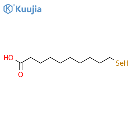 Decanoic acid, 10-selenyl- structure