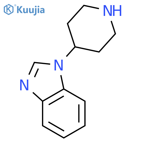 1-(4-piperidinyl)-1H-Benzimidazole structure