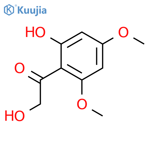 ETHANONE, 2-HYDROXY-1-(2-HYDROXY-4,6-DIMETHOXYPHENYL)- structure