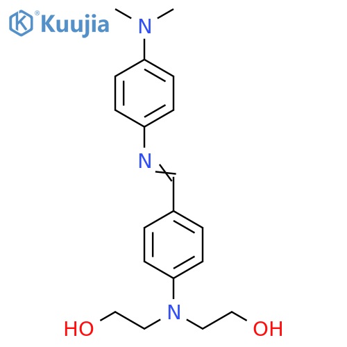 Ethanol, 2,2'-[[4-[[[4-(dimethylamino)phenyl]imino]methyl]phenyl]imino]bis- (9CI) structure