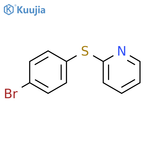 2-(4-bromophenylsulfanyl)pyridine structure