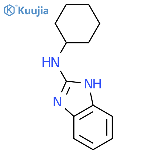 N-cyclohexyl-1H-Benzimidazol-2-amine structure