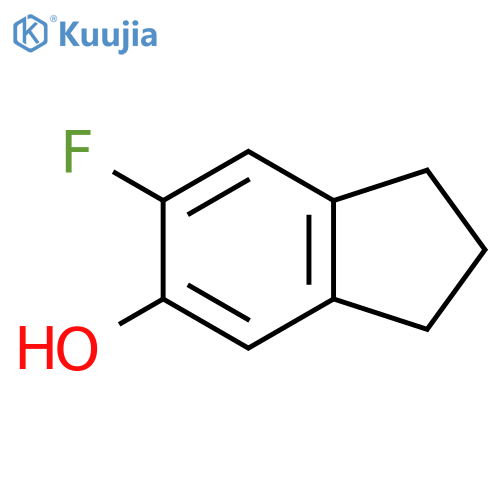 6-fluoroindan-5-ol structure
