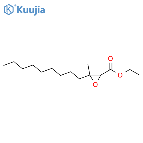 2-Oxiranecarboxylicacid, 3-methyl-3-nonyl-, ethyl ester structure