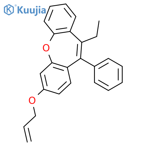 10-ethyl-11-phenyl-3-(prop-2-en-1-yloxy)dibenzo[b,f]oxepine structure