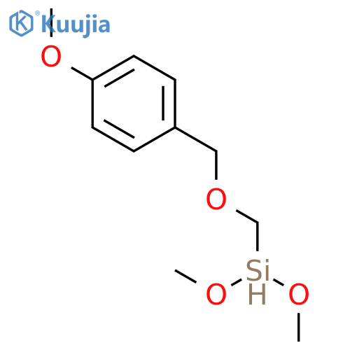 Benzene,1-[[(dimethoxymethylsilyl)oxy]methyl]-4-methoxy- structure