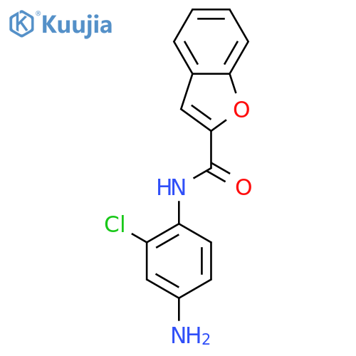 2-Benzofurancarboxamide, N-(4-amino-2-chlorophenyl)- structure