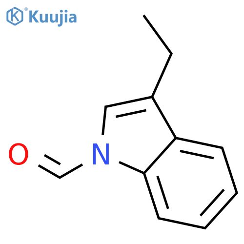 1H-Indole-1-carboxaldehyde, 3-ethyl- structure