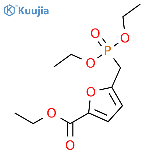 2-FURANCARBOXYLIC ACID, 5-[(DIETHOXYPHOSPHINYL)METHYL]-, ETHYL ESTER structure