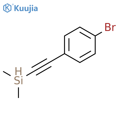 SILANE, (4-BROMOPHENYL)ETHYNYLDIMETHYL- structure