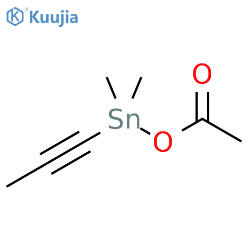 STANNANE, (ACETYLOXY)DIMETHYL-1-PROPYNYL- structure