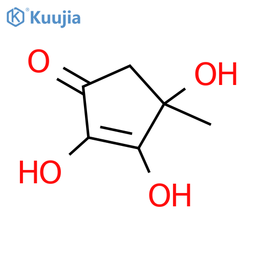 2-Cyclopenten-1-one, 2,3,4-trihydroxy-4-methyl- structure